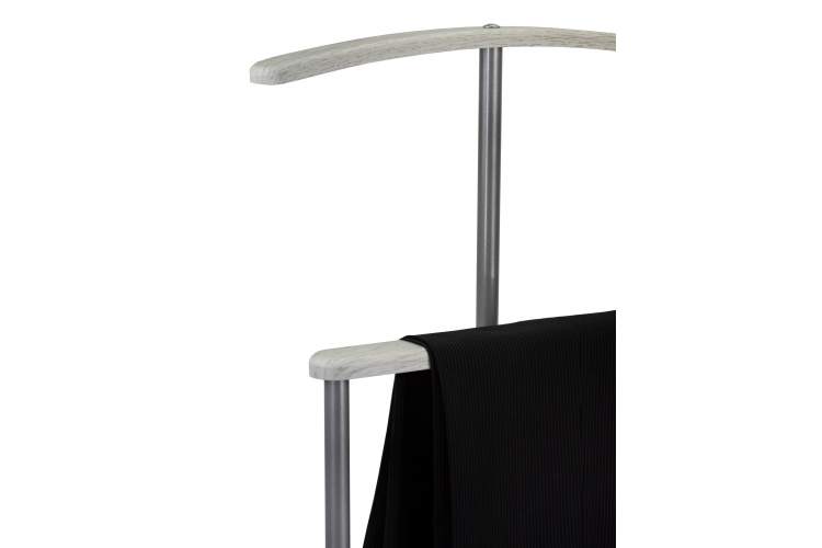 Вешалка костюмная Дэви 1 металлик/дуб дымчатый-5