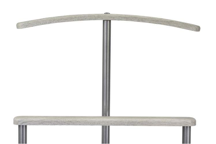 Вешалка костюмная Дэви 1 металлик/дуб дымчатый-6