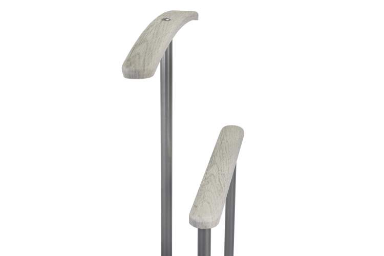 Вешалка костюмная Дэви 1 металлик/дуб дымчатый-7