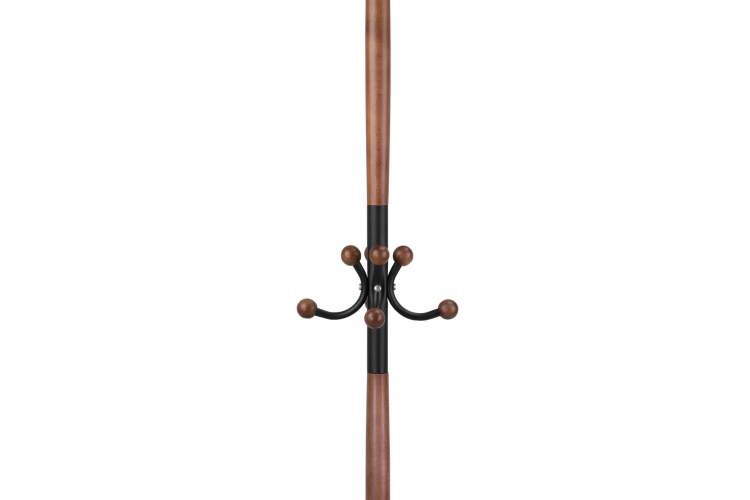 Вешалка напольная Д 1 ЛАЙТ черный/средне-коричневый-2