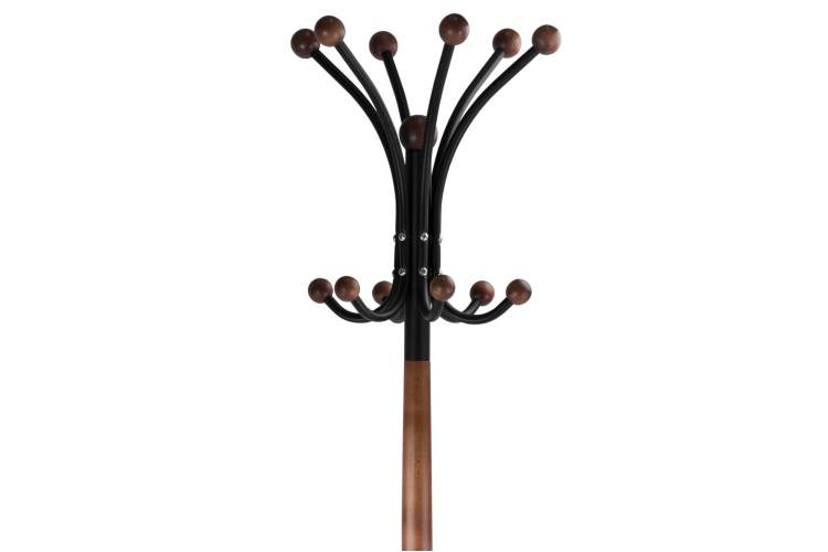 Вешалка напольная Д 1 ЛАЙТ черный/средне-коричневый-3