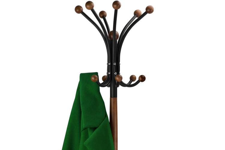 Вешалка напольная Д 1 ЛАЙТ черный/средне-коричневый-4