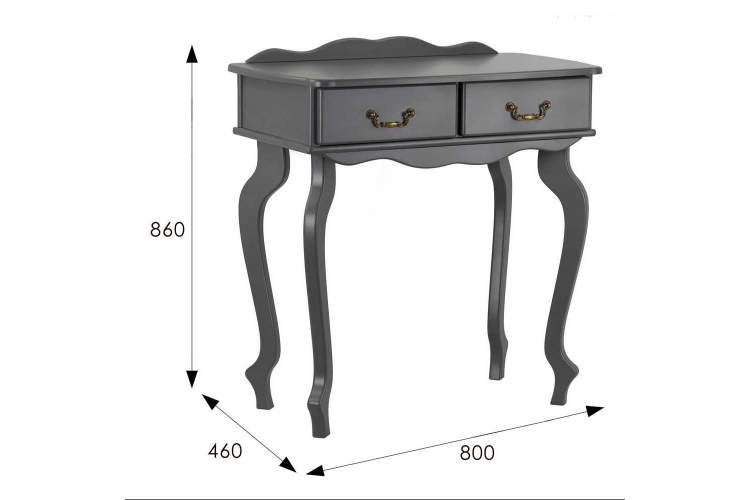 Консоль Берже 21 серый графит-6