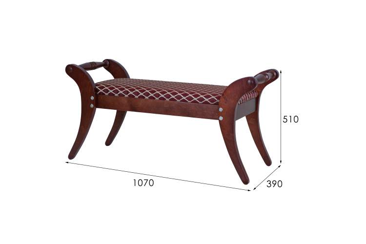 Банкетка Тифани махагон-12