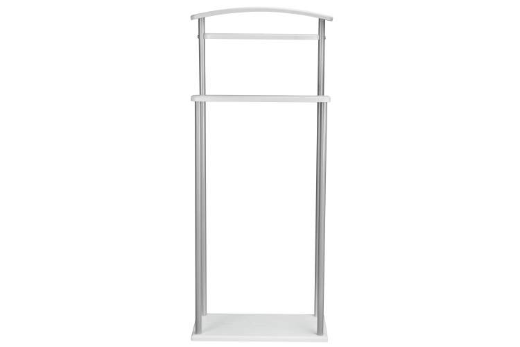 Вешалка костюмная Верис 4 металлик/белый-1