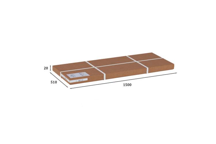 Зеркало настенное в раме Сельетта-5, черный 150 см х 50 см-4