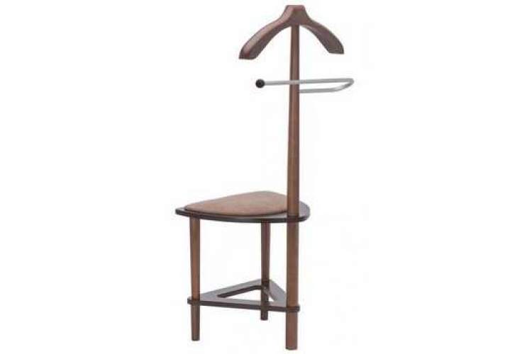 Вешалка костюмная с сиденьем В 26Н средне-коричневый-1
