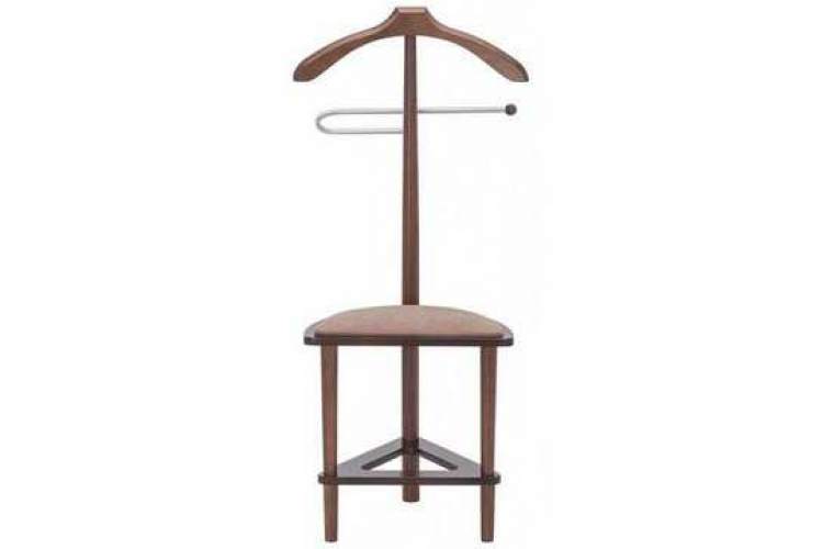 Вешалка костюмная с сиденьем В 26Н средне-коричневый-3