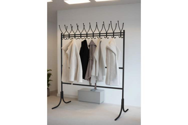 Вешалка напольная М 12 чёрный-5