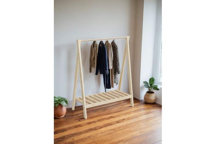 Стойка для одежды низкая без покрытия-11