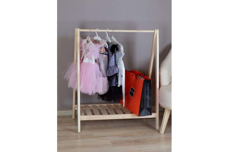 Стойка для одежды низкая без покрытия-12