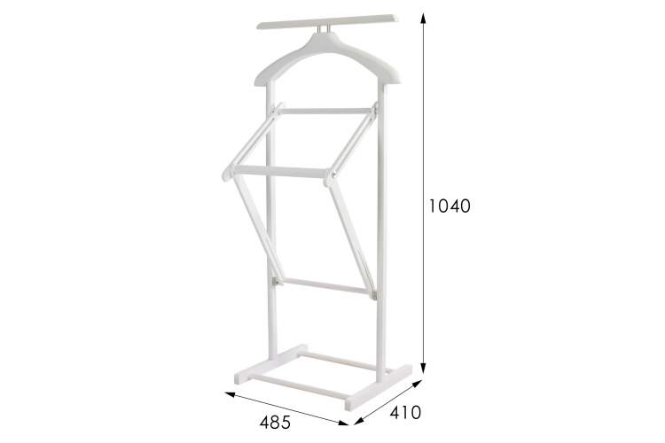 Вешалка костюмная складная В 21Н белый-5