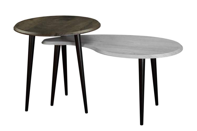 Стол журнальный BeautyStyle 19 дуб дымчатый/венге-6