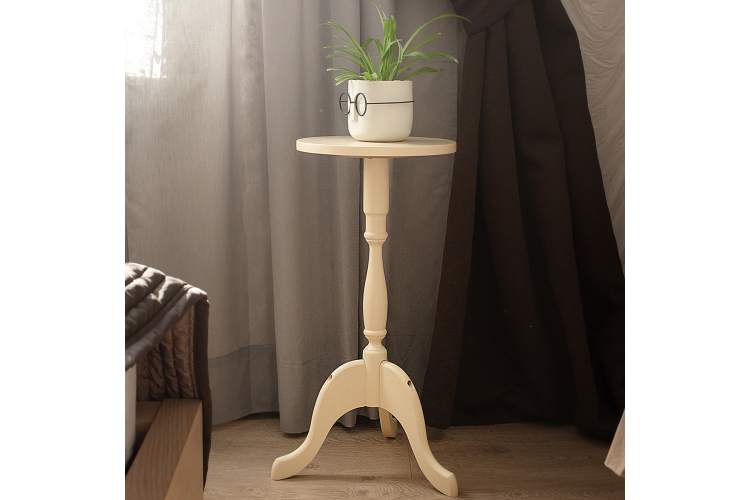 Подставка под цветы напольная П2 слоновая кость-4