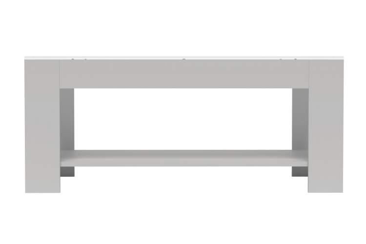 Стол журнальный BeautyStyle 26 графит светлый U708/стекло белое-1