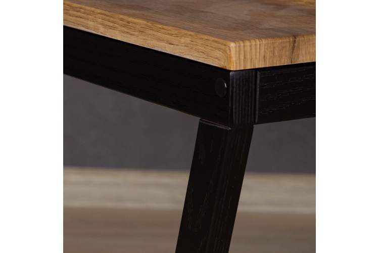 Стол журнальный BeautyStyle 33 дуб вотан/черный/стекло черное-10