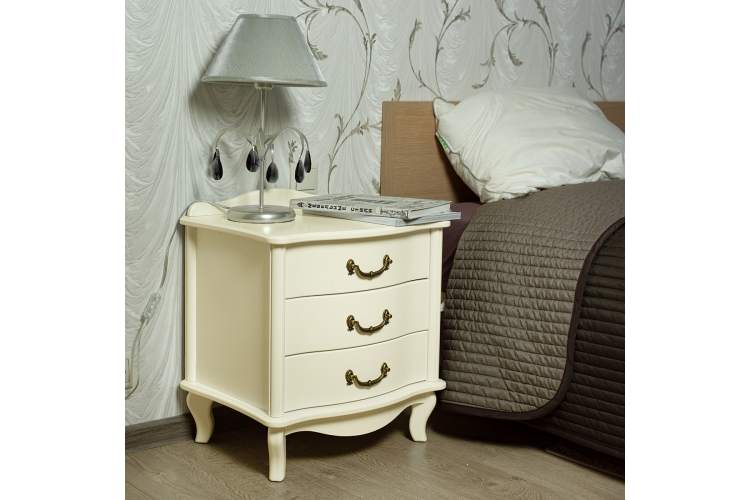 Тумбочка Джульетта 3 ящ. дуб шампань Л-4