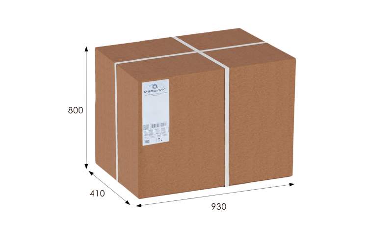 Банкетка Фабио венге/экокожа коричневый-7