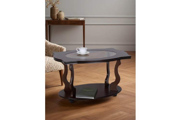 Стол журнальный Берже 3С темно-коричневый-8