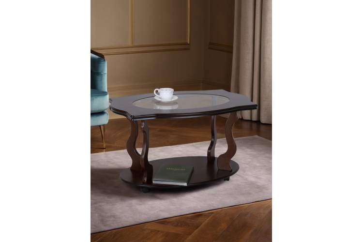 Стол журнальный Берже 3С темно-коричневый-10