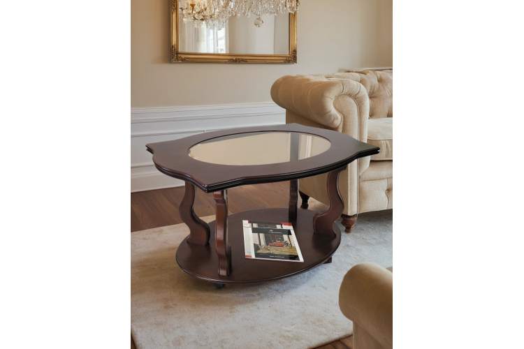 Стол журнальный Берже 3С темно-коричневый-12