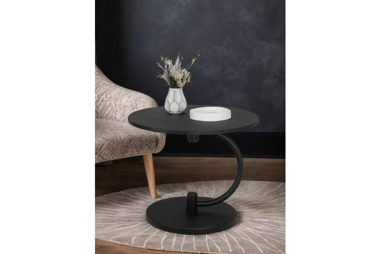 Стол журнальный Дуэт 13 черный/черный элит-5