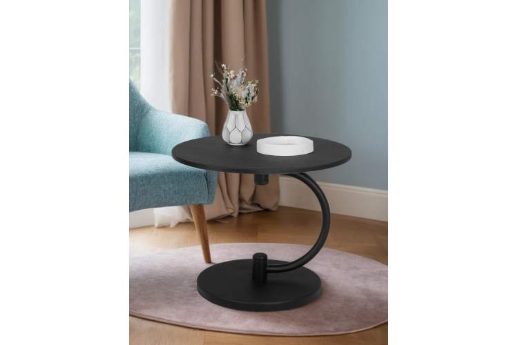 Стол журнальный Дуэт 13 черный/черный элит-6