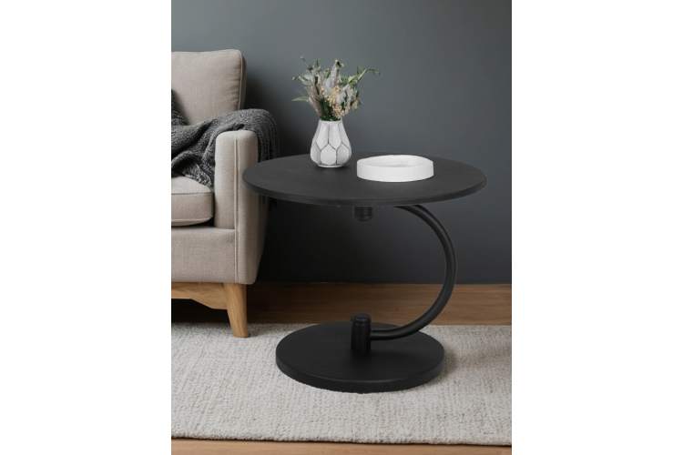 Стол журнальный Дуэт 13 черный/черный элит-8