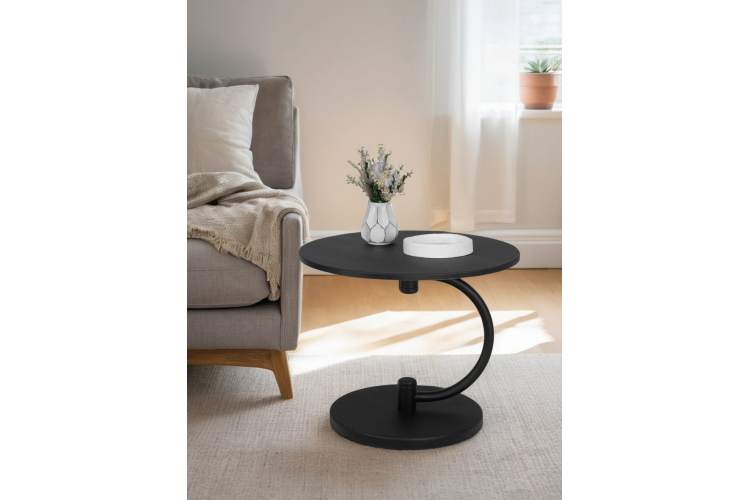 Стол журнальный Дуэт 13 черный/черный элит-9