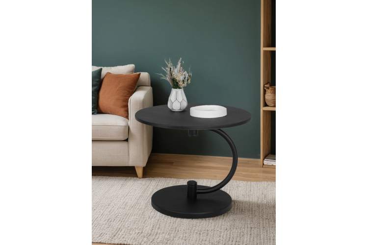 Стол журнальный Дуэт 13 черный/черный элит-10