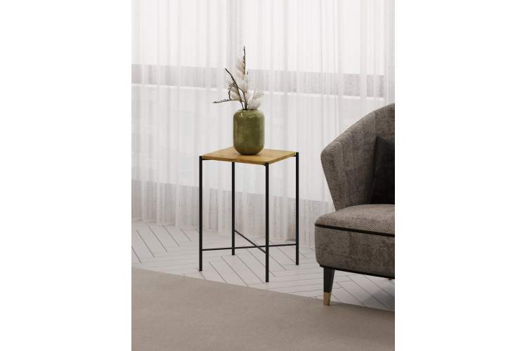 Стол журнальный Лори секвойя крем/черный-5