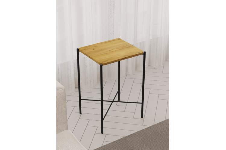 Стол журнальный Лори секвойя крем/черный-6