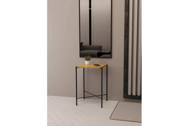 Стол журнальный Лори секвойя крем/черный-9