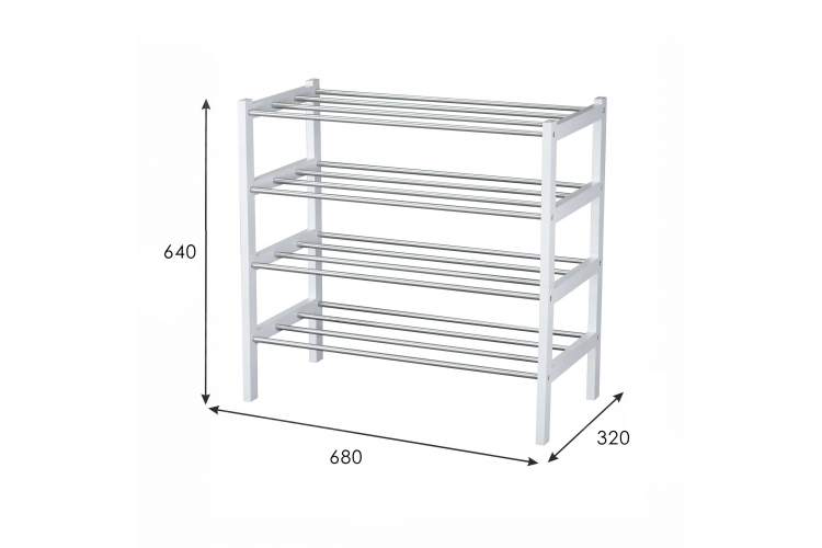 Комплект обувниц Атлас белый (2 шт)-4