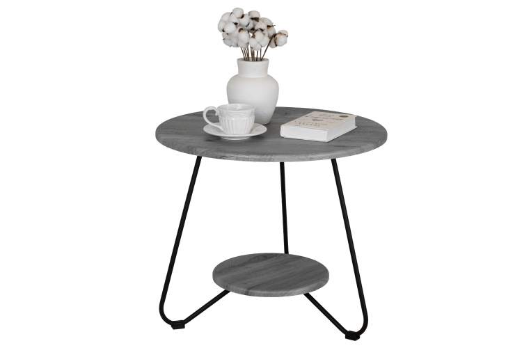 Стол журнальный BeautyStyle 38 орех гикори grey/черный-10