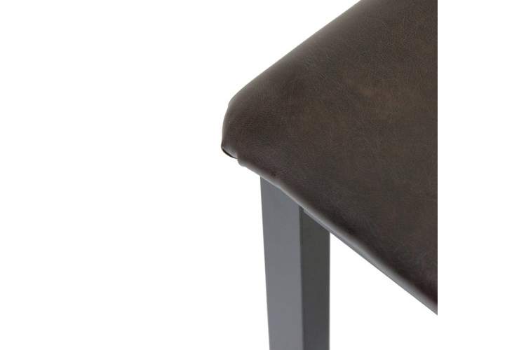 Банкетка Фабио венге/экокожа коричневый-4