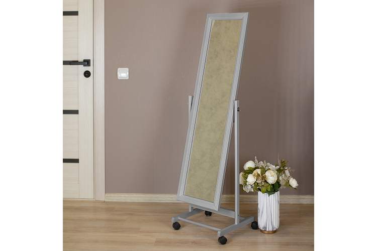 Зеркало напольное В 27Н серый 137 см х 42,5 см-5