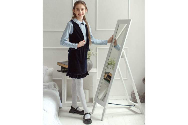 Зеркало напольное BeautyStyle 1 белый 138 см х 35 см-6