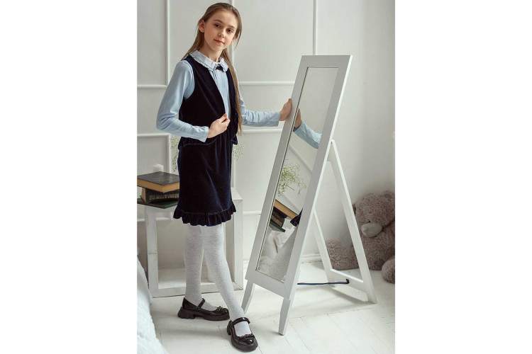 Зеркало напольное BeautyStyle 1 белый 138 см х 35 см-7