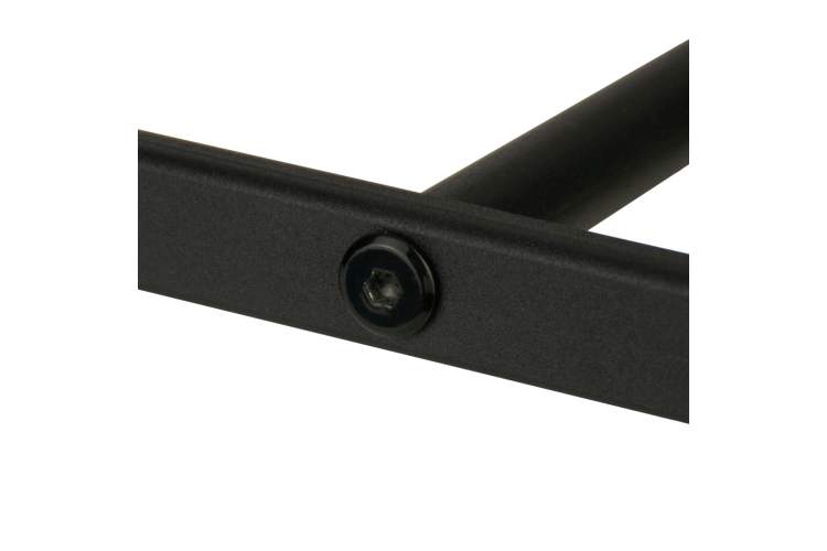 Стол журнальный МеталлАрт М025 коричневый дуб/черный-4