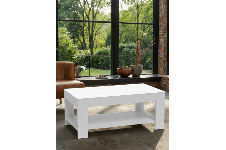 Стол журнальный BeautyStyle 26 графит светлый U708/стекло белое-4