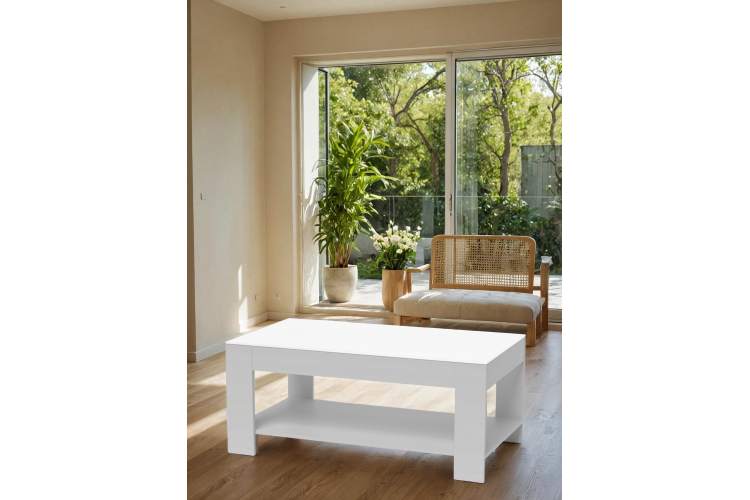 Стол журнальный BeautyStyle 26 графит светлый U708/стекло белое-7