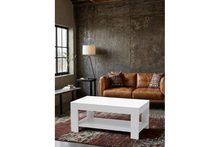 Стол журнальный BeautyStyle 26 графит светлый U708/стекло белое-8