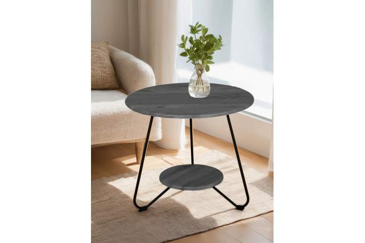 Стол журнальный BeautyStyle 38 орех гикори grey/черный-12