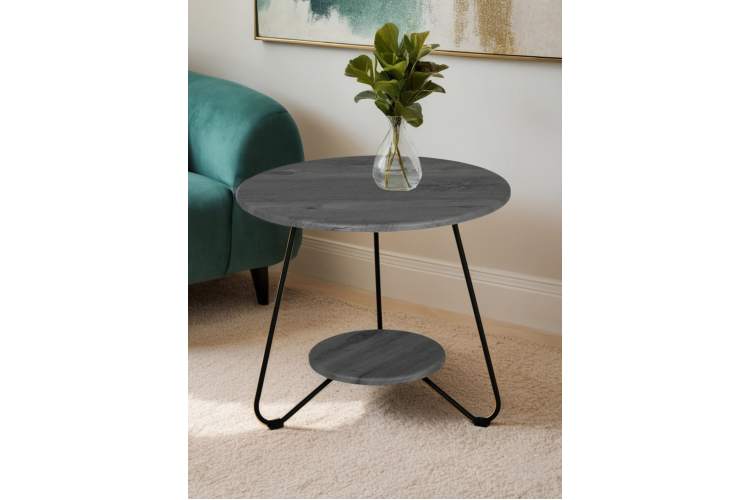 Стол журнальный BeautyStyle 38 орех гикори grey/черный-14