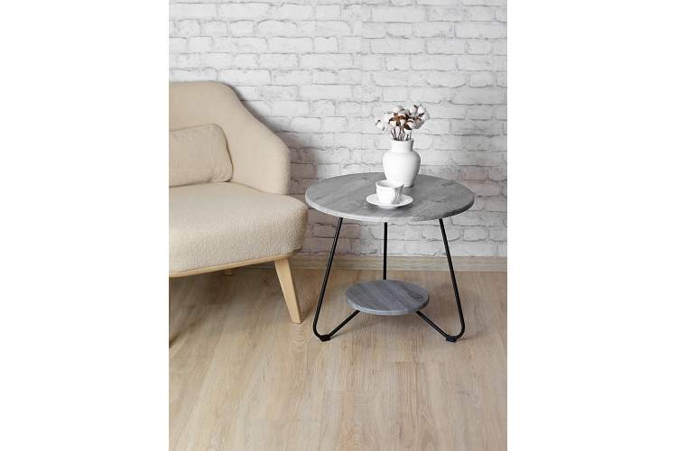 Стол журнальный BeautyStyle 38 орех гикори grey/черный-15