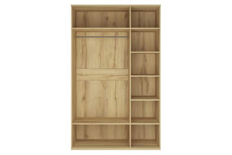 Шкаф Вега Сапфир 3дв, белый глянец-4