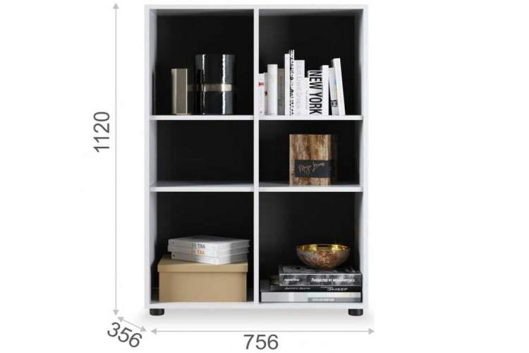 Комод «Йорк» 2д, Белый/белый глянец-2