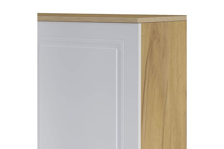 Шкаф Вега Сапфир 3дв, белый глянец-5