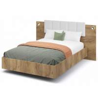 Кровать «Мишель» 140x200, Дуб крафт золотой Кровать «Мишель» 140x200, Дуб крафт золотой